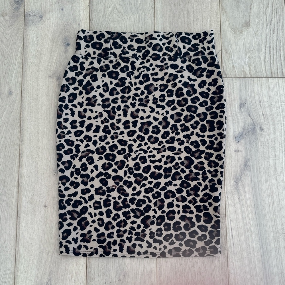 Leopard Print Women's Skirt